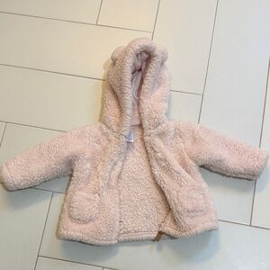 Cozy Pink Fleece Baby Jacket